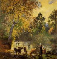 Pissarro, Camille - Autumn, Montfoucault Pond